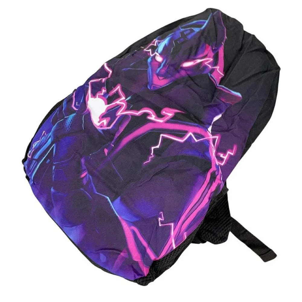 Fortnite Raven Backpack Black Purple Graphic School Travel‎ BRAND NEW